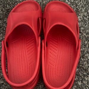 Red woman’s sandal Crocs